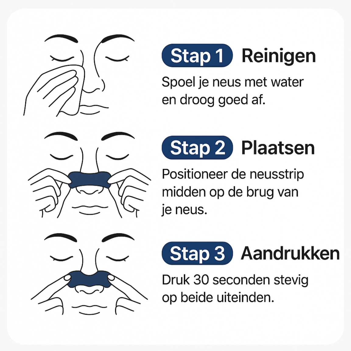 Katoenen Neusstrips OP=OP